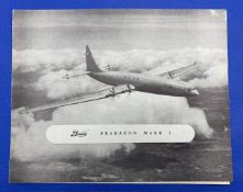 AVIATION: The Bristol "Brabazon" Then The World's Largest Aircraft c1949. A 4 page publicity