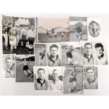 1950s Wolves Wolverhampton Wanderers Postcards Press Photographs: to include a good signed R Flowers