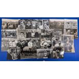 24x Wigan Rugby League Press Photographs, team match action images, assorted named press stamps to