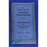 1906 Western Province Football Association handbook containing rules, fixtures, competitions, list