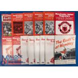 Manchester United Souvenir Wembley 1963 Book, and a collection of 1970-80 handbooks, with duplicates