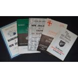 1963-4 NZ in the British Isles Rugby Programmes etc (5): v London Counties, South of Scotland,