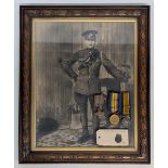 WW1 - South Staffordshire Reserve Medal and related collection - awarded to Pte T Whitehouse 28420 S