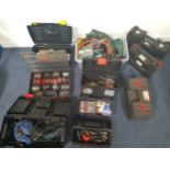 QUANTITY OF ELECTRIC POWER TOOLS including an electric planer, a jigsaw, a circular saw, a