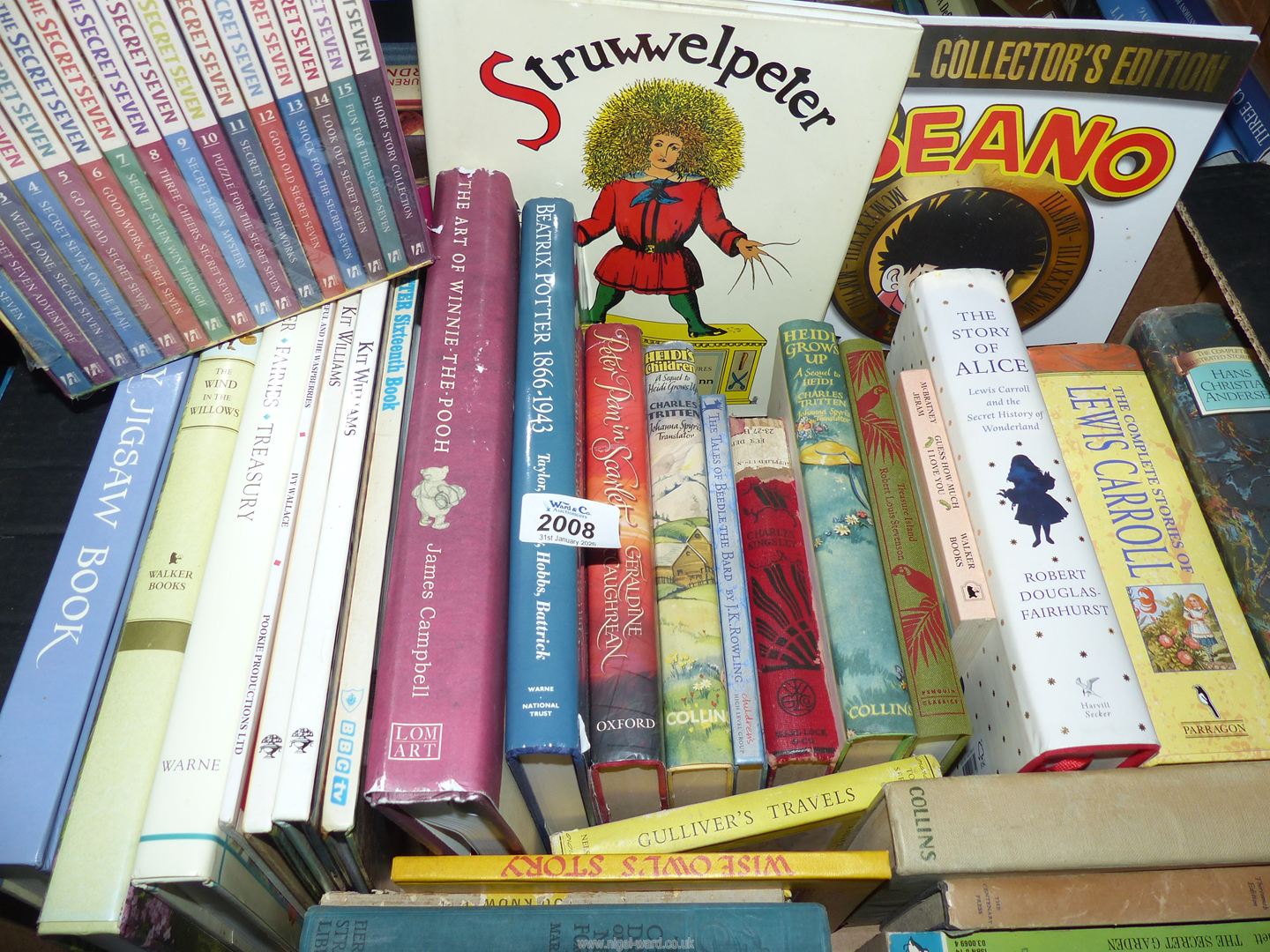 A large quantity of Children's books including The Art of Winnie The ...