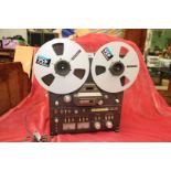 A vintage Tascam 32 Professional 2 track 1/4" stereo,