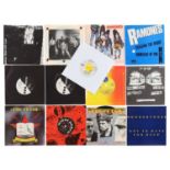 UK / USA PUNK, POST-PUNK, NEW WAVE 7" SINGLES - THE SAINTS, RAMONES, THE CLASH, THE FALL