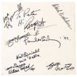 THE BEATLES - WHITE ALBUM SIGNED BY PAUL MCCARTNEY, GEORGE HARRISON, RINGO STARR AND OTHERS.