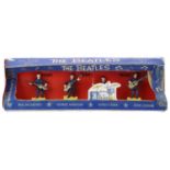THE BEATLES - FULL SET OF SUBBUTEO FIGURES IN ORIGINAL BOX.