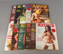 Mayfair Entertainment For Men Magazine, A near complete set of volume eleven missing issue 7