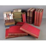An assortment of books to include 'The Outline Of History' by H.G.Wells, Muret-Sanders English-