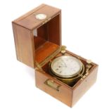 Two day marine Chronometer, the dial signed Paul Violin St. Nazaire 207, the chronometer made by