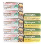 .308 ammunition, to include 100 rounds of Winchester 150 grain extreme point copper impact, and 72