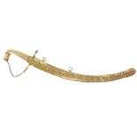 British Naval dirk by Osborn and Gunby belonging to Commander William Barrow Royal Navy,