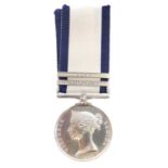 Naval General Service medal 1793-1840 for Henry Rice, Lieut. R.N., two clasps Off Tamatave 20 May