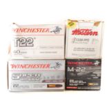.22lr ammunition, by Winchester and Western, 1,514 rounds total. UK FIREARMS LICENCE WITH CORRECT