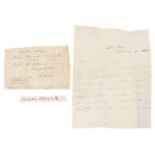 Vice-Admiral Horatio Nelson, 1st Viscount Nelson, 1st Duke of Bronte KB (1758-1805) Autograph, '