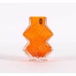 Geoffrey Baxter (British 1922-1995) for Whitefriars "Double Diamond" Vase from the "Textured" Range