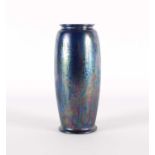 Ruskin Pottery, England Tall Arts & Crafts "Kingfisher" Purple Lustre Vase