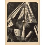 Paul Nash (British 1889-1946) "Contemplation", from the 'Genesis' Series (1924)