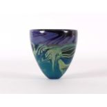 Peter Layton (Czech/British 1937-) at London Glassblowing Studio Glass Tapered Vase