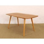 Lucian Ercolani for Ercol Model 382 "Windsor" Golden Elm Plank Dining Table