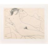 Pablo Picasso (Spanish 1881-1973) "L'Odalisque: Portrait of Geneviève Laporte"