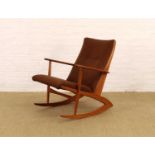 Holger Georg Jensen for Kubus, Denmark "Model 97" Rocking Chair