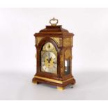 John Ellicott, London An Impressive and Documented George II Burr Walnut and Gilt-Brass Mounted Pull