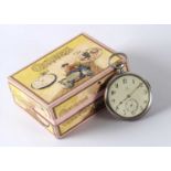 Omega, Switzerland A Motoring Interest Open Face Pocket Watch