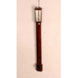 W. & S. Jones, London A Good Early 19th Century Flame Mahogany Stick Barometer