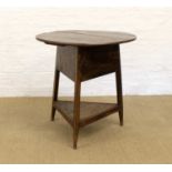 An 18th/19th Century Vernacular South Wales Oak Cricket Table