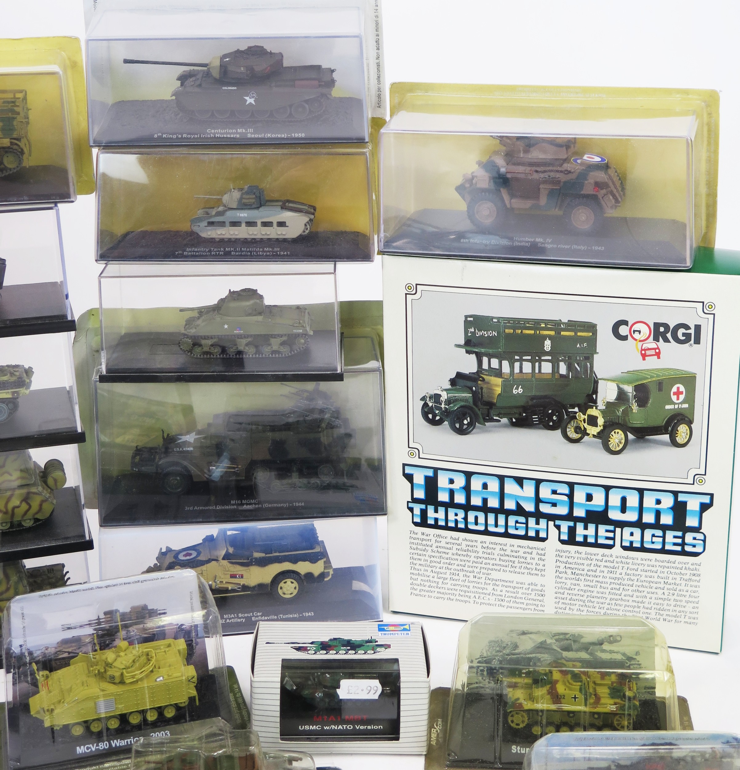 Diecast Military Vehicle Scale Model Collection including Amer Com ...