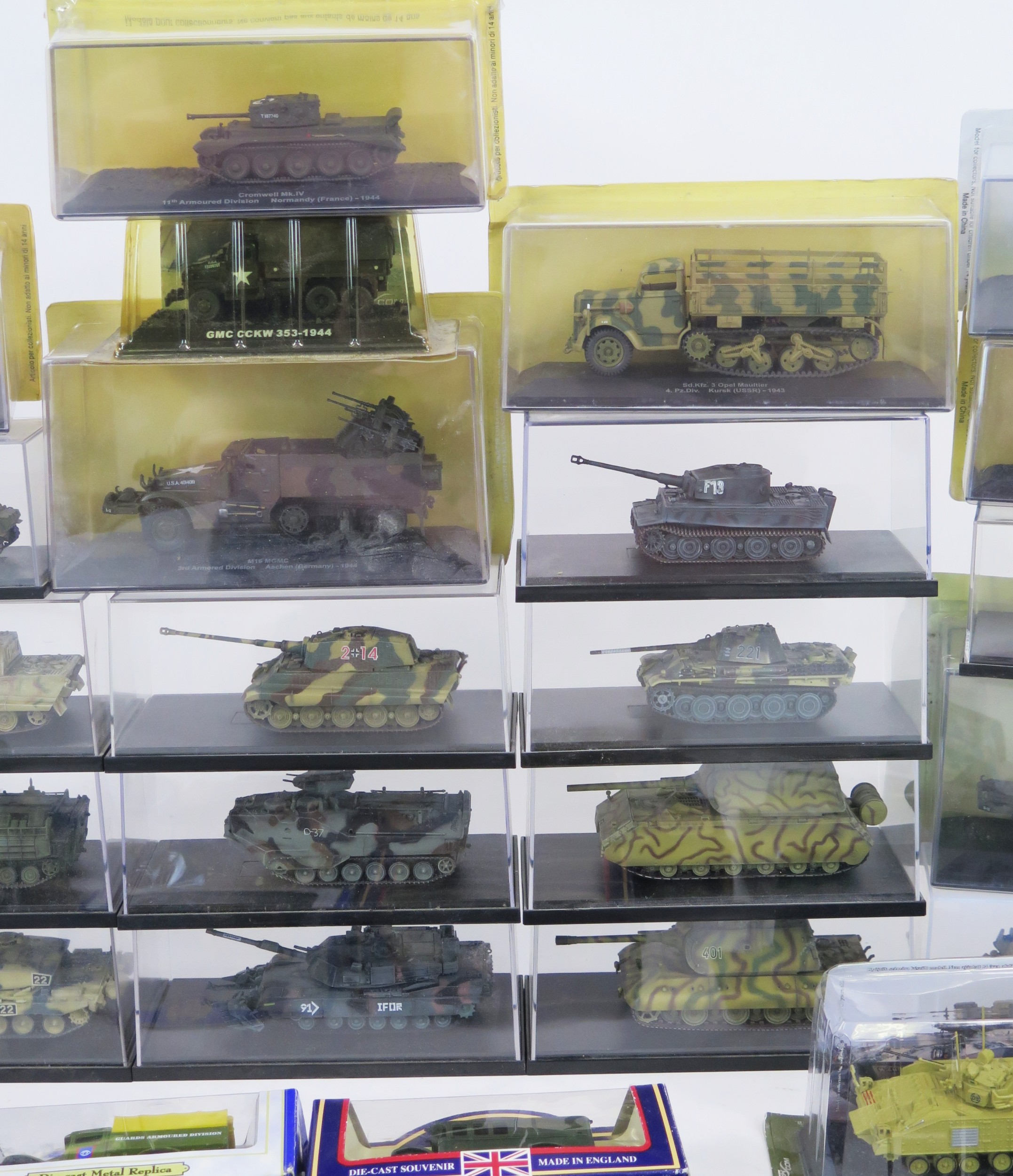 Diecast Military Vehicle Scale Model Collection including Amer Com ...
