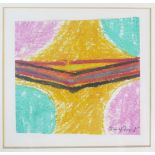 Terry Frost R.A.(British 1915 - 2003) Abstract pattern - possibly a preparatory drawing, pastel on