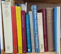 A collection of reference books on English Chelsea porcelain. (12)