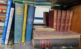 A collection of antique books and others, to include ‘The Strand Magazine’, Holy Bible, Warne