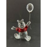 Swarovski Crystal Glass, Winnie The Pooh Collection - Winnie The Pooh, boxed.