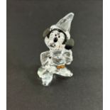 Swarovski Crystal Glass, Disney 2009 - Sorcerer Mickey, boxed
