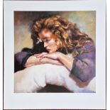 Robert Lenkiewicz (1941-2002), limited edition print, 'Study of Lisa'