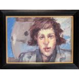 Robert Lenkiewicz (1941-2002), oil on board, 'Flower Pot'