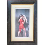 Robert Lenkiewicz (1941-2002), limited edition print 'The Painter with Moy'