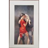Robert Lenkiewicz (1941-2002), limited edition print, 'The Painter with Moi'