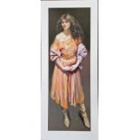 Robert Lenkiewicz (1941-2002), limited edition print, 'Karen Standing'