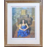 Robert Lenkiewicz (1941-2002), limited edition print 'Anna Seated'