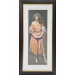 Robert Lenkiewicz (1941-2002), limited edition print, 'Karen Standing'