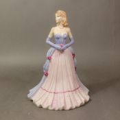 Coalport Lady figurine Age of Elegance 'Special Occasion' H:-24cm