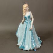 Coalport Lady figurine Ladies of Fashion ' Marion'. H:-22cm