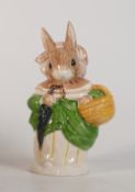 Royal Albert large Beatrix Potter figure Mrs Rabbit, painted in a different colourway, marked Proof,