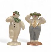 Royal Doulton, The Snowman Collection featuring Stylish Snowman DS3 and The Snowman DS2. (2)